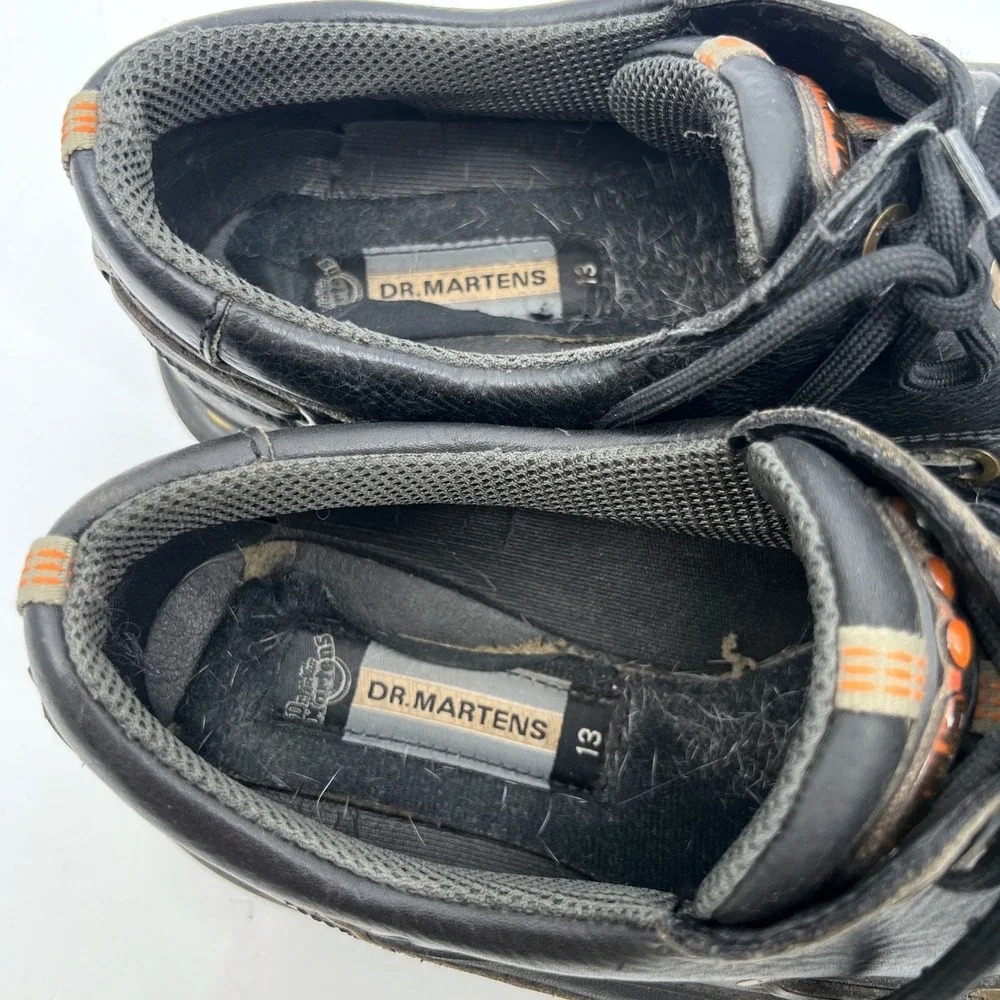 Men's Vintage Dr. Martens Made in England Lowell 9523 Black Leather Size 13 Docs